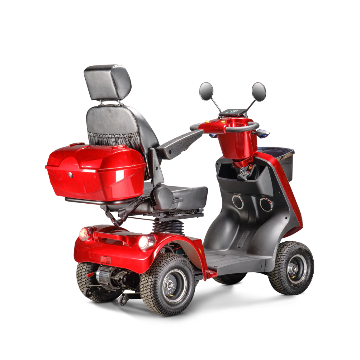 GIO Tetris PRO Mobility Scooter | Red | Accessible Operation & Magnetic Brakes | GIO PRO Battery - Image 3