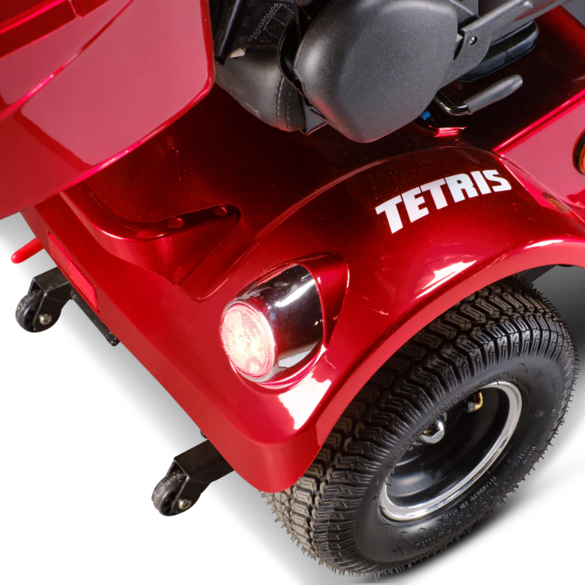 GIO Tetris PRO Mobility Scooter | Red | Accessible Operation & Magnetic Brakes | GIO PRO Battery - Image 6