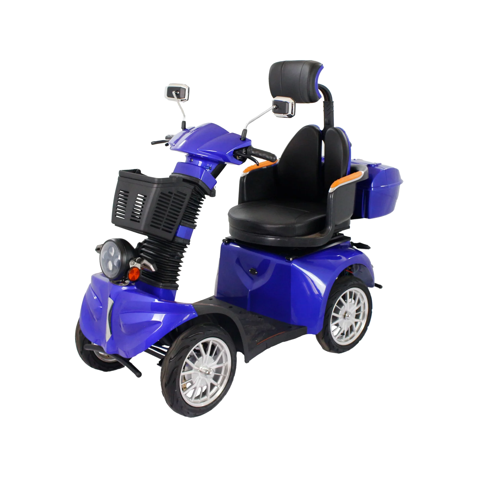 GIO Tron PRO 4-Wheeled Smart Mobility Scooter | Blue | w/GIO PRO Battery - Image 3