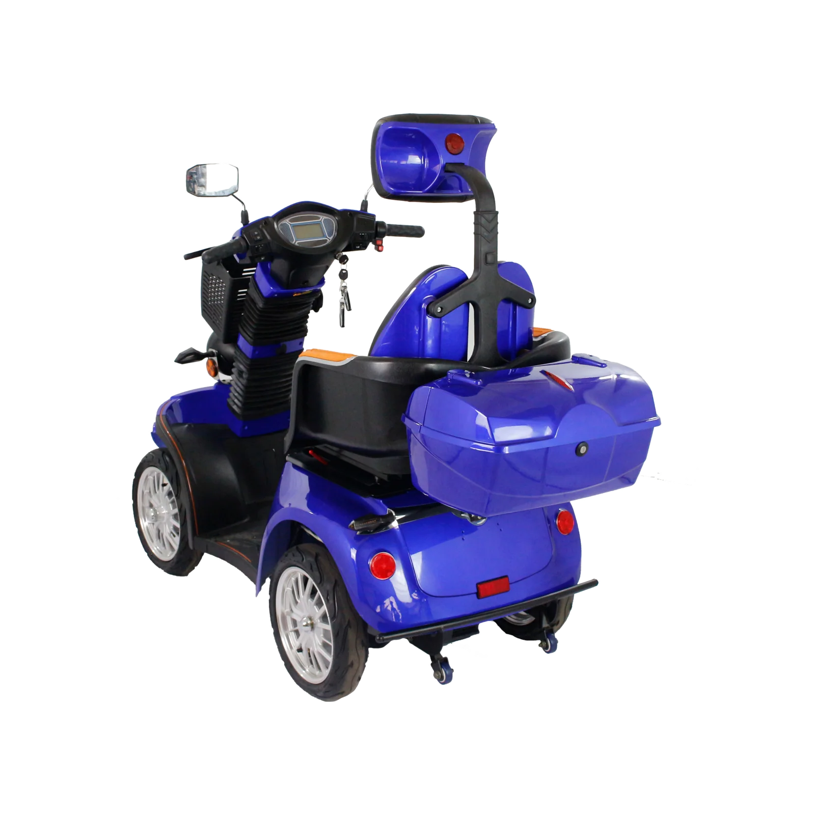 GIO Tron PRO 4-Wheeled Smart Mobility Scooter | Blue | w/GIO PRO Battery - Image 7