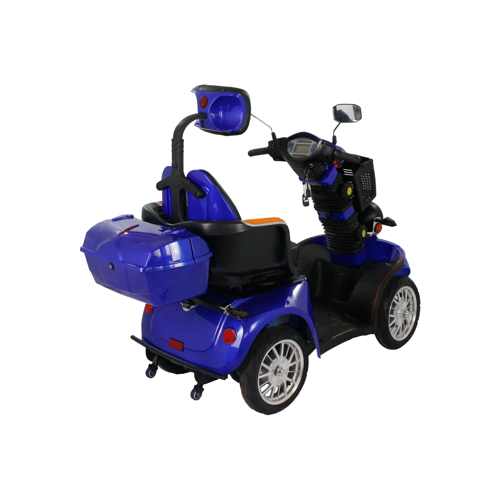 GIO Tron PRO 4-Wheeled Smart Mobility Scooter | Blue | w/GIO PRO Battery - Image 9