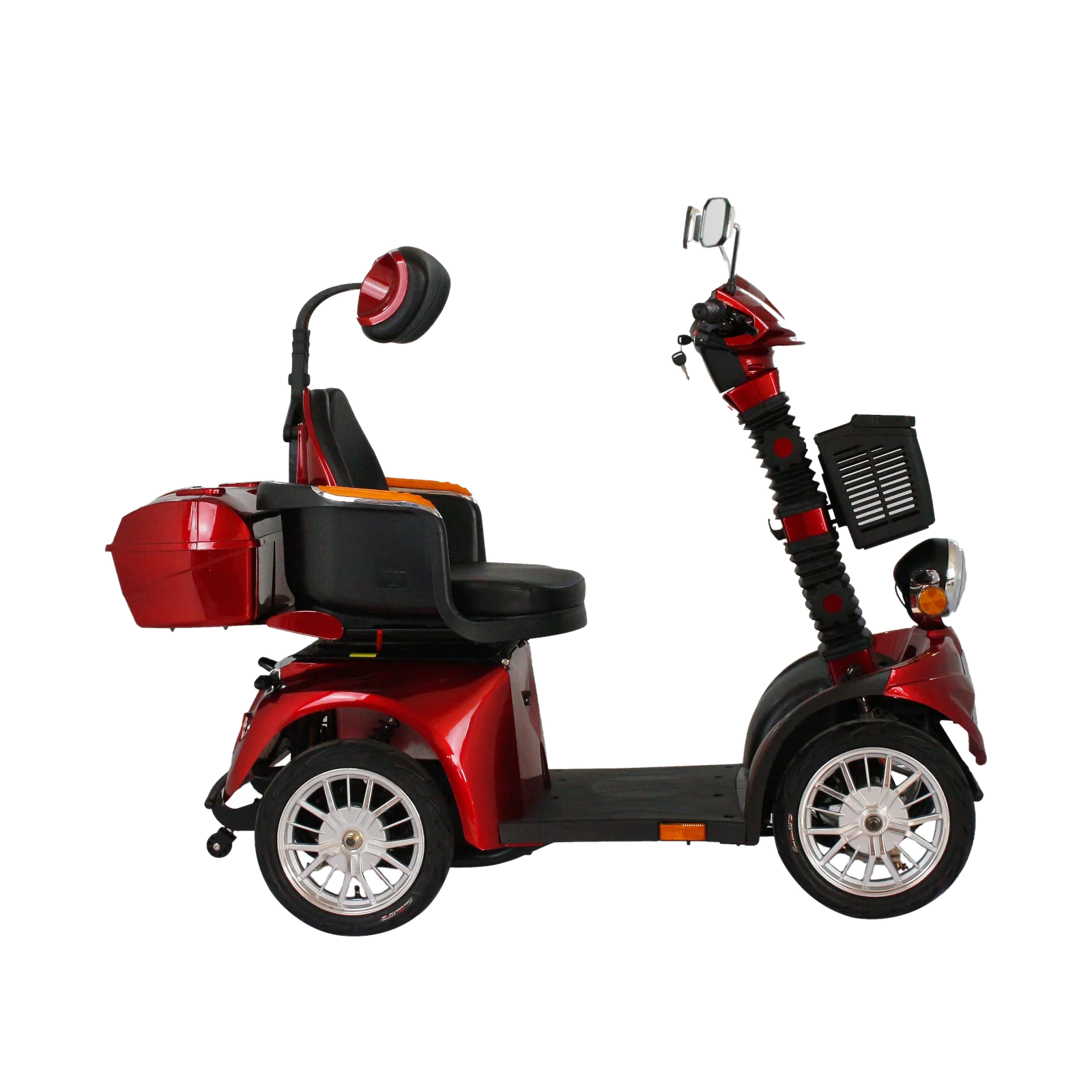 GIO Tron PRO 4-Wheeled Smart Mobility Scooter | Red | w/GIO PRO Battery - Image 12