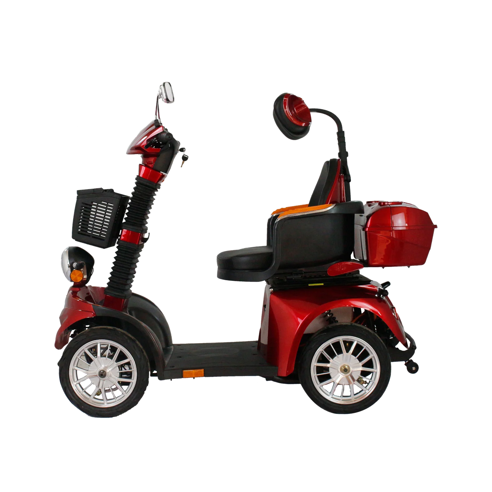 GIO Tron PRO 4-Wheeled Smart Mobility Scooter | Red | w/GIO PRO Battery - Image 6