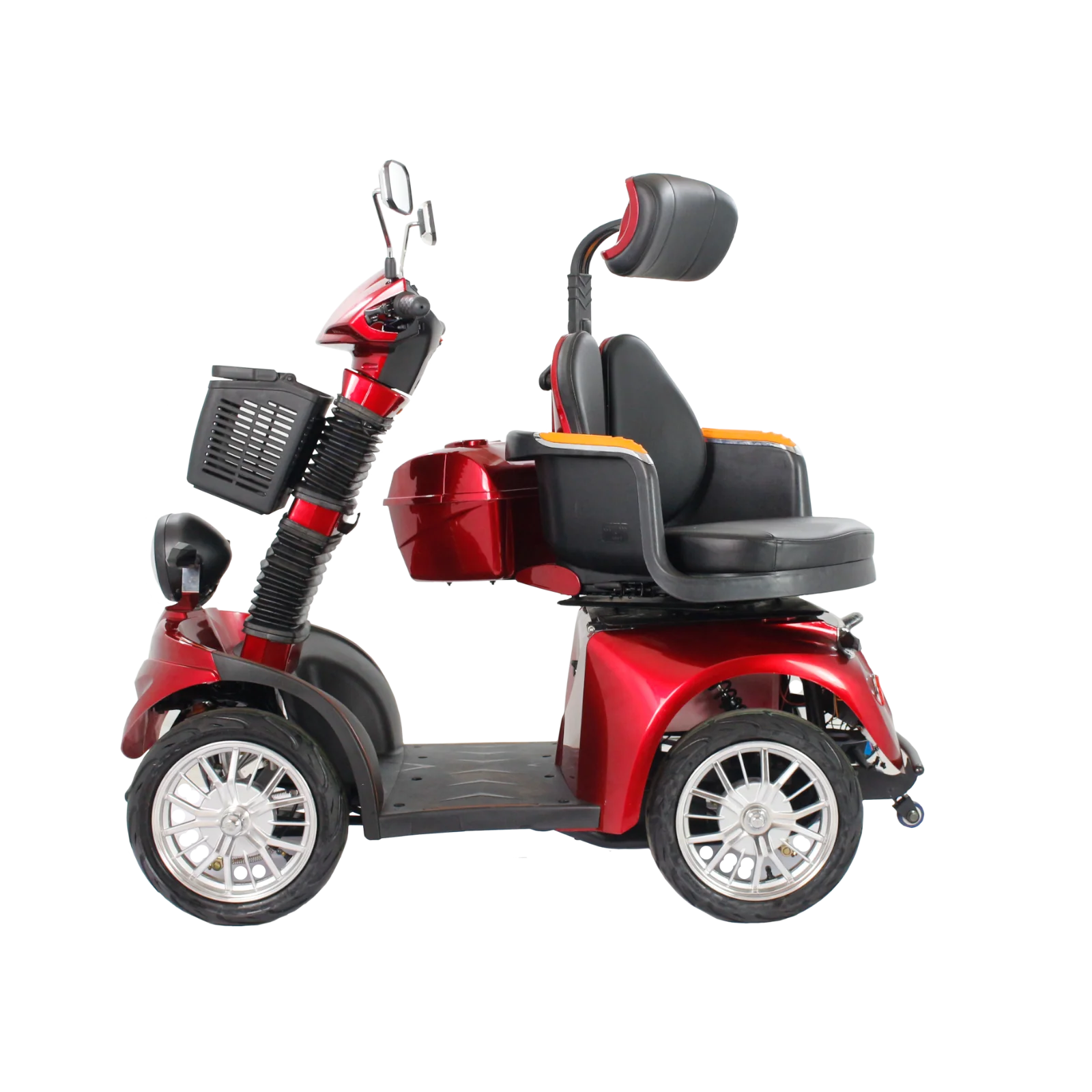 GIO Tron PRO 4-Wheeled Smart Mobility Scooter | Red | w/GIO PRO Battery - Image 7