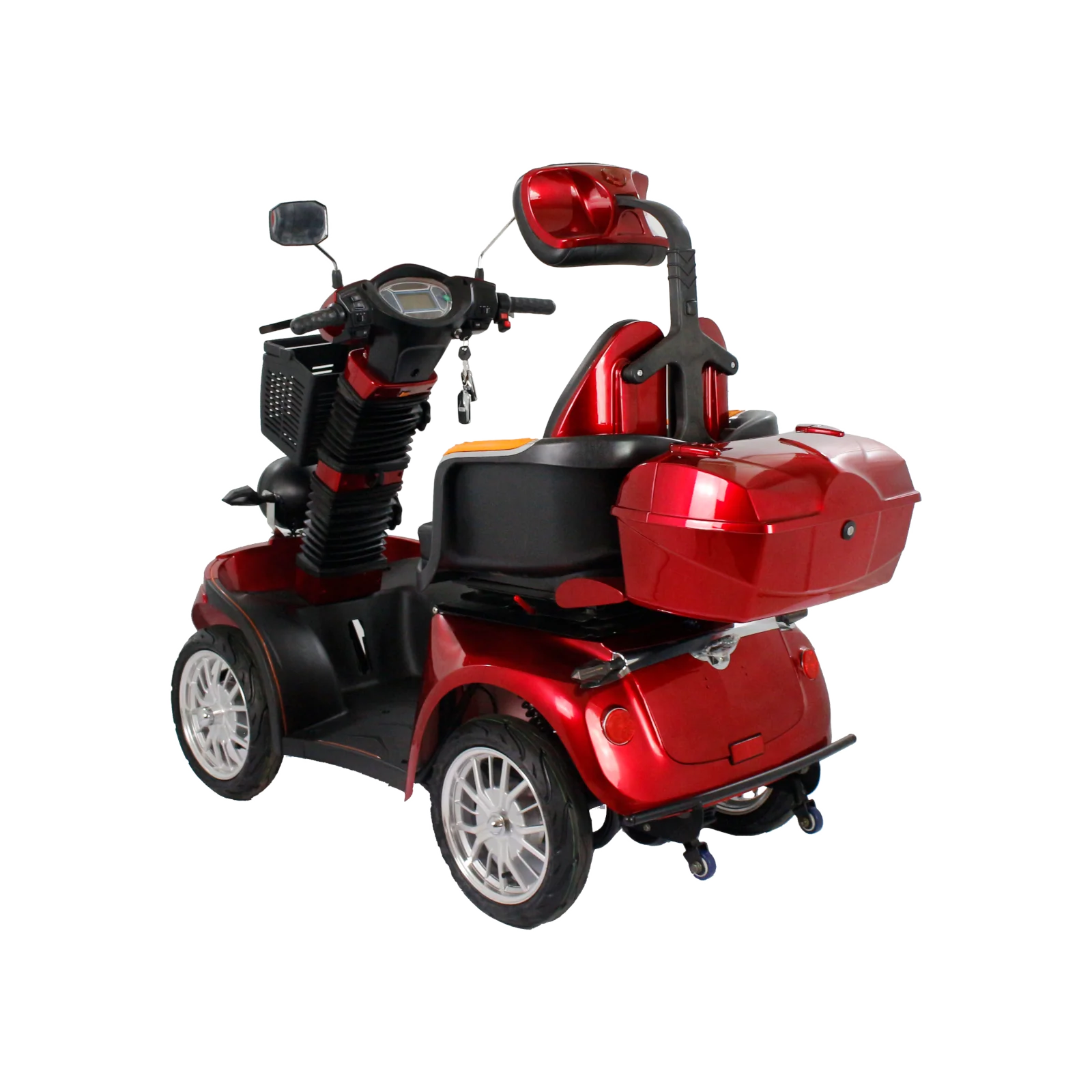 GIO Tron PRO 4-Wheeled Smart Mobility Scooter | Red | w/GIO PRO Battery - Image 9